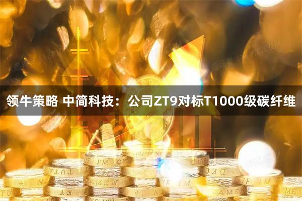 领牛策略 中简科技：公司ZT9对标T1000级碳纤维