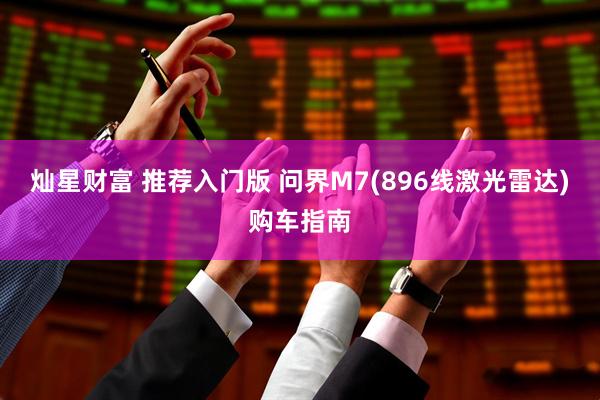 灿星财富 推荐入门版 问界M7(896线激光雷达)购车指南