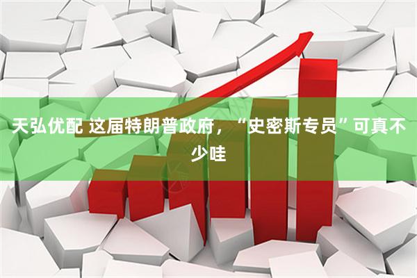 天弘优配 这届特朗普政府，“史密斯专员”可真不少哇